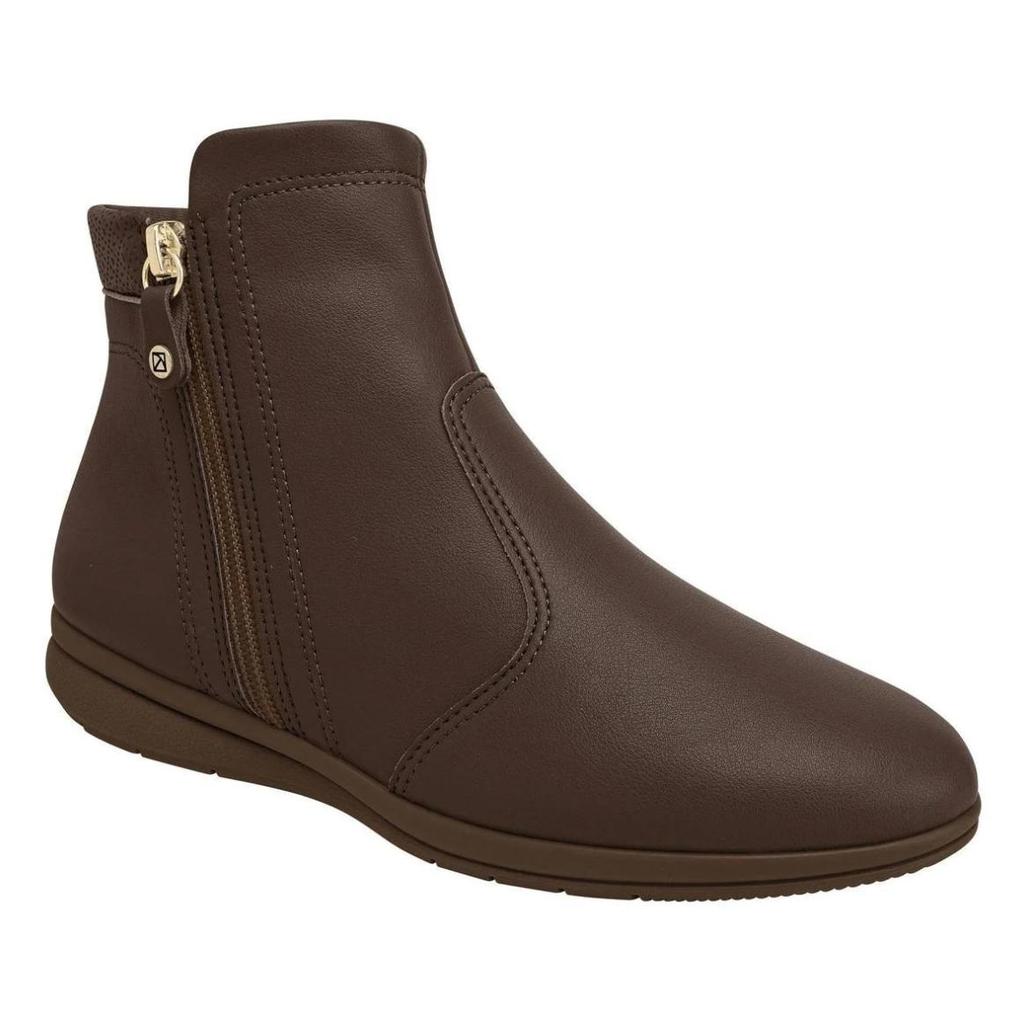 Bota Piccadilly Cano Curto Joanete Conforto Anabela 261040