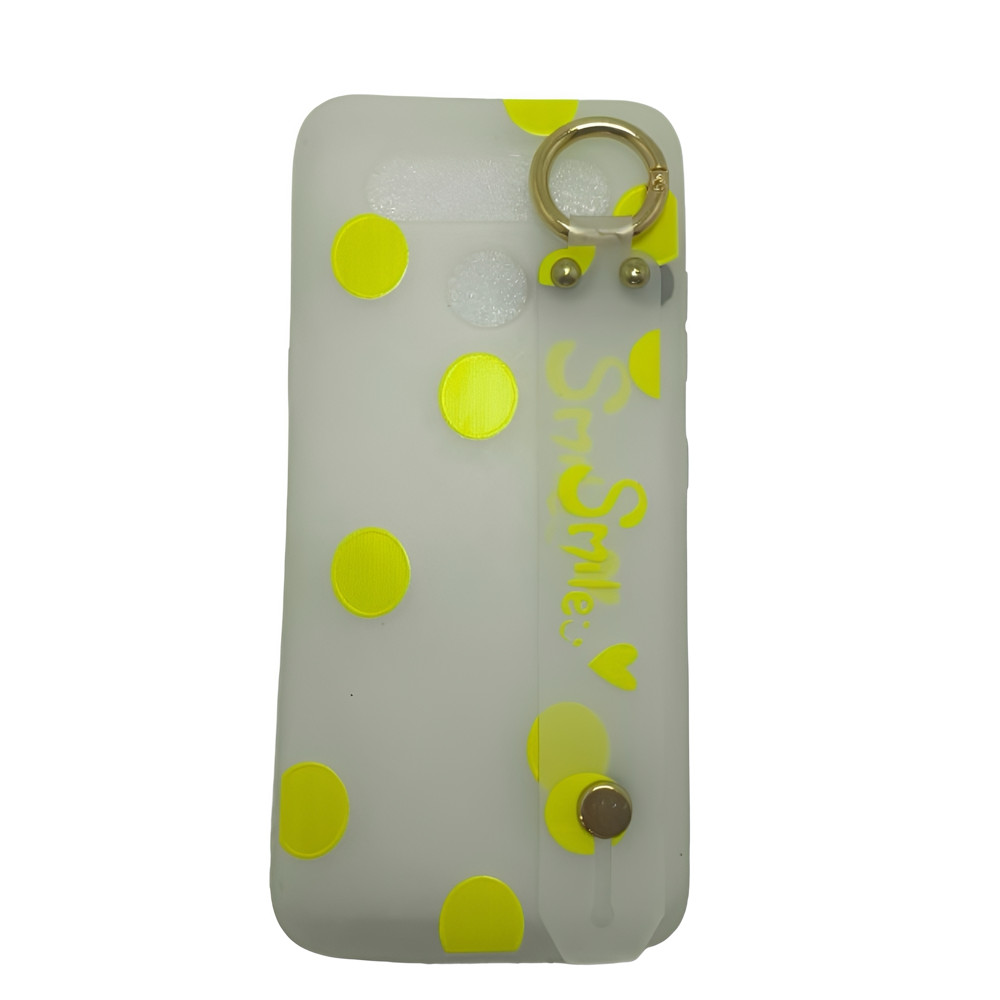 Capa capinha protetora LG K51s bolinha amarela