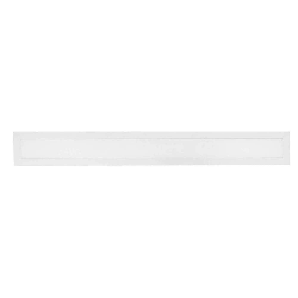 Painel Luminária de Embutir LED Retangular 3000K 48W Bivolt 120x17cm Alumínio Branco - Astraled PN-2