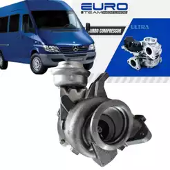 Turbina Turbo para MBB Mercedes-Benz Sprinter 311 / 411 / 313 / 413 - OM611LA Euro 3 - Modelo MP215GV / GTA1852V (Euro /
