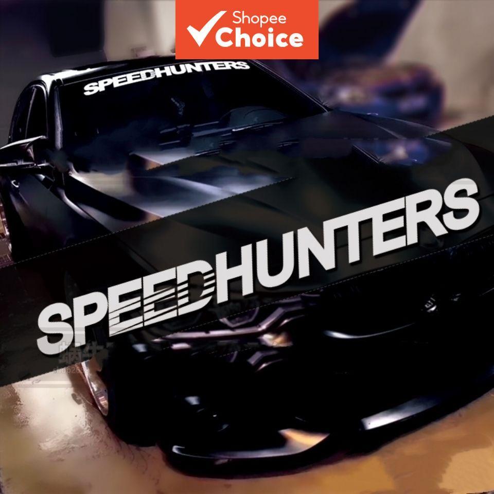 Adesivo de Para-brisa “Speed Hunter” – adesivos para para-brisa de carro e decalques à prova d'água