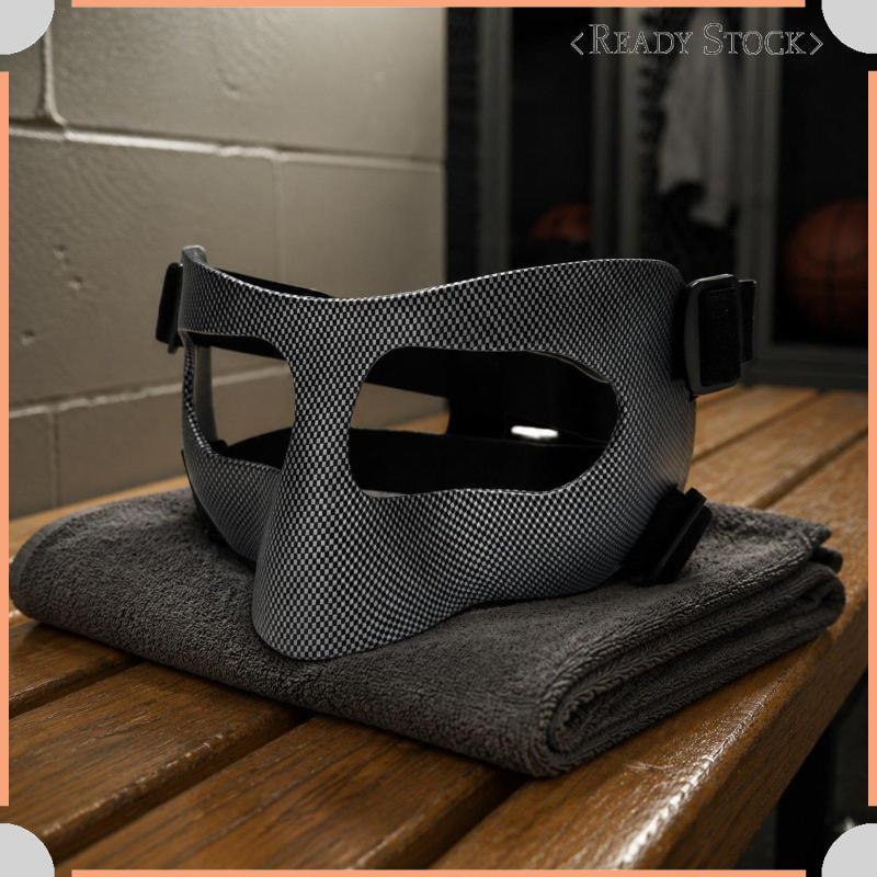 [Xmzdonji] Protetor Facial Esportivo Rígido Máscara De Proteção Com Contornos Alças De Cabeça Ajustáveis Para Prática De