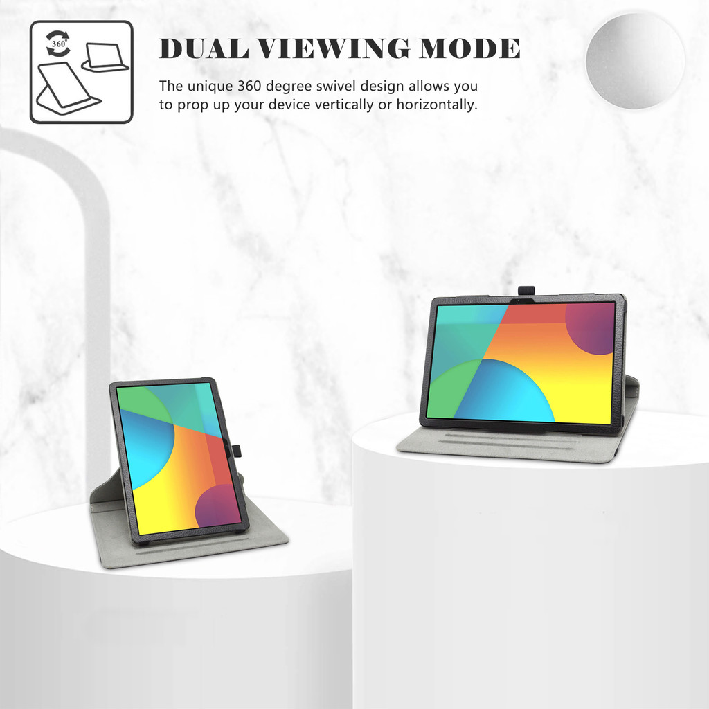 Capa Para Tablet Chuwi Hi10 Xpro/cubot tab 60/20 Com 360 ° Rotativa De Couro PU