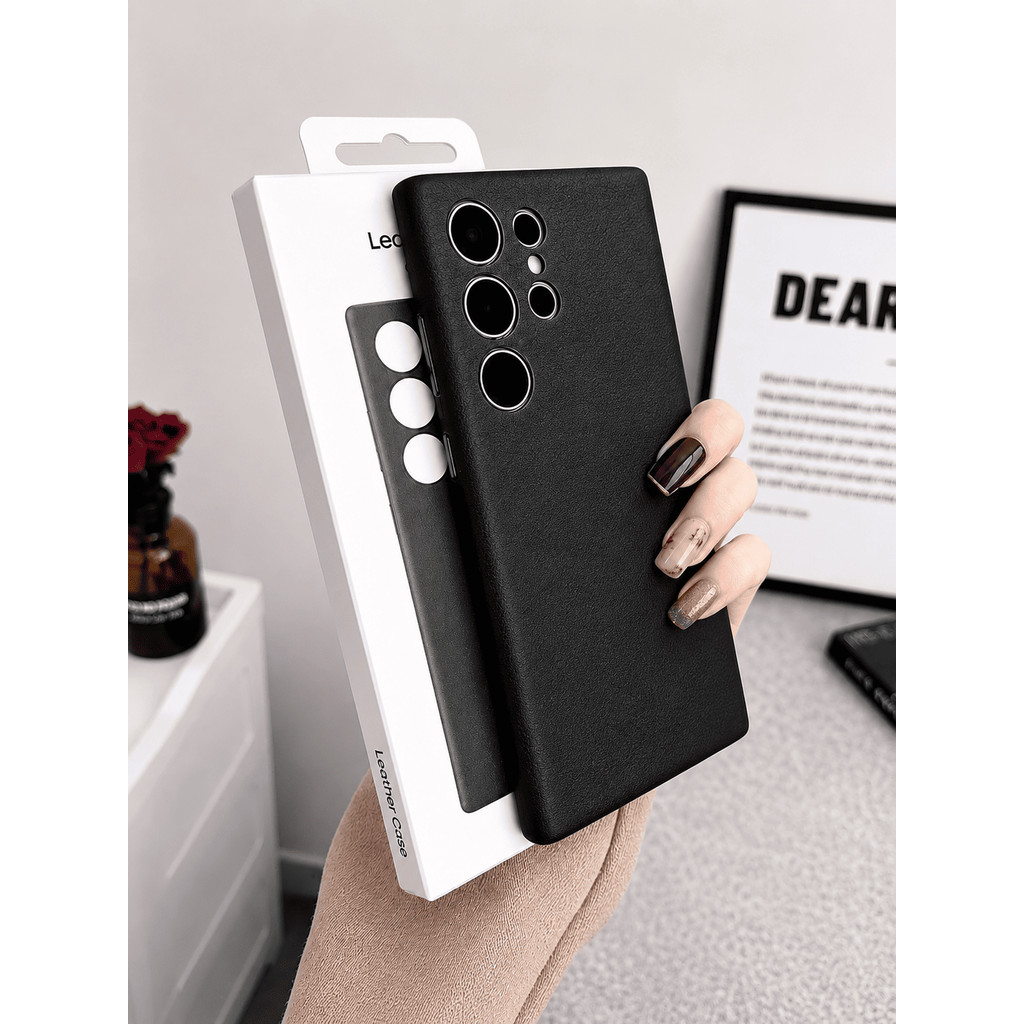Capa em Couro com MagSafe para s24 FE s25FE  S26 S26 Ultra S25 S25 Ultra S24 S24 Plus S24 Ultra S23 S23 Ultra