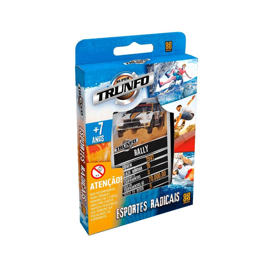 Super Trunfo Esportes Radicais Jogo Cartas Infantil
