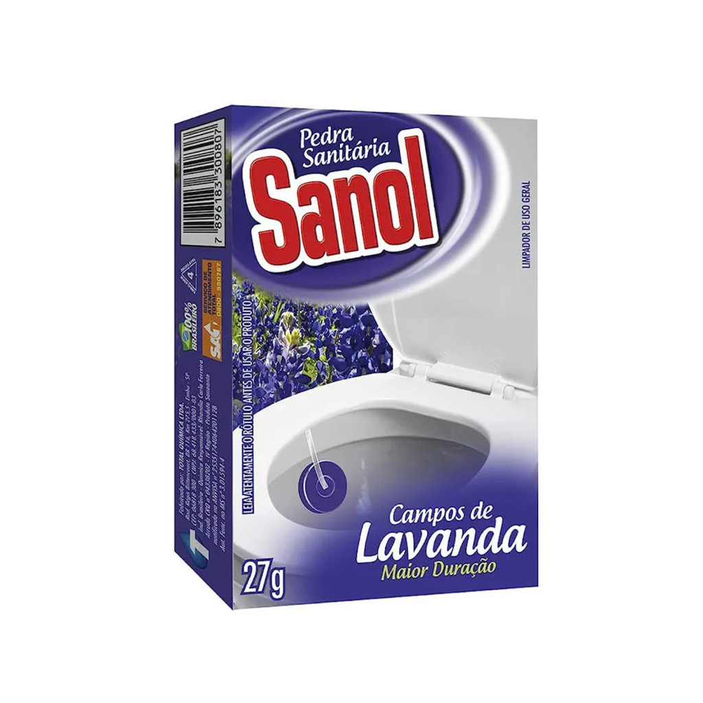 PEDRA SANITÁRIA SANOL LAVANDA 27g 2500