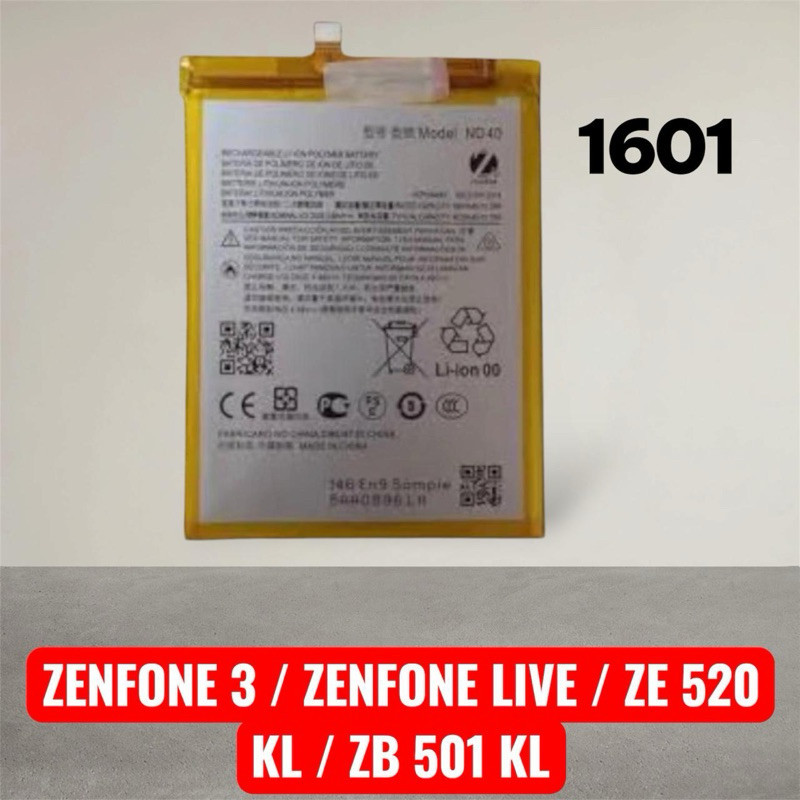 BAT COMPATIVAL ZENFONE 3/ZENFONE LIVE ZE520KL/ZB501KL(1601)NOVA ALTA PERFORMANCE COM GARANTIA  PREMIUM Envio Imediato