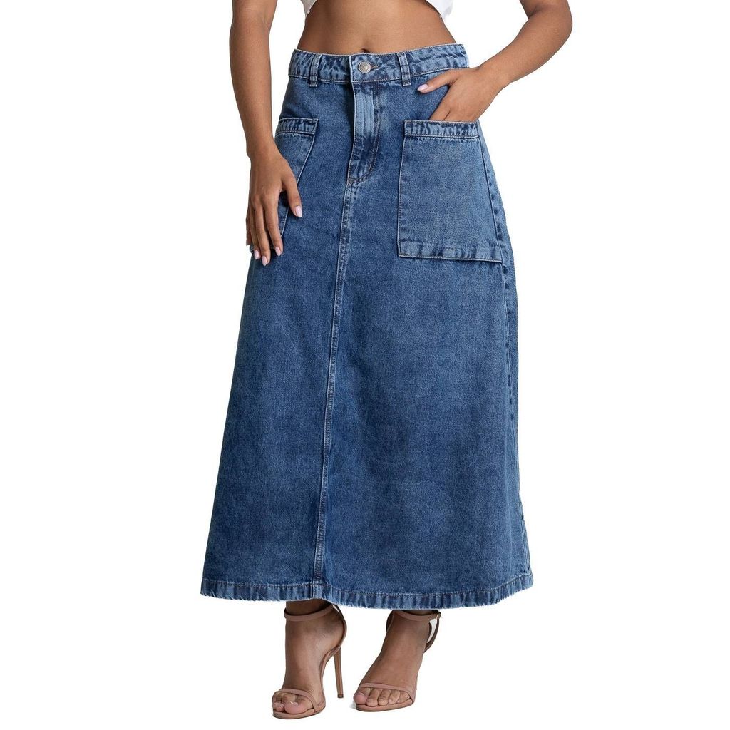 Saia Jeans Sawary Midi - 283140