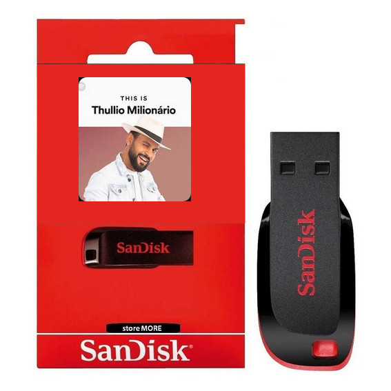 PenDrive Personalizado - THULLIO MILIONÁRIO