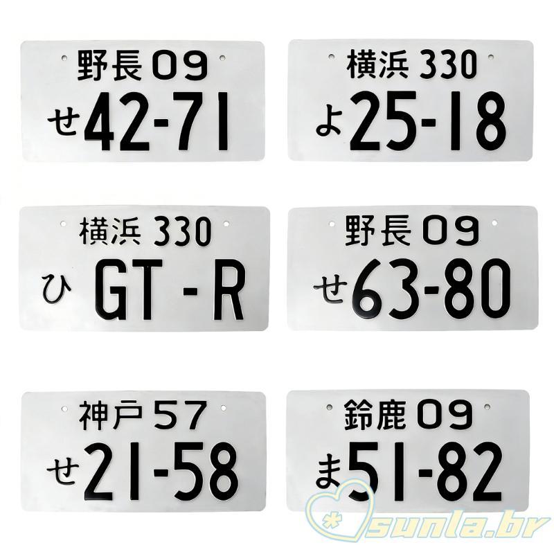 Estrutura Placa Licença À Ferrugem SUNL Designs Japoneses Ferro Para Carros SUVs