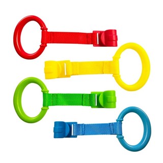 Conjunto de argolas para cercadinho, 4 peças, acessório para andador, ganchos para berço