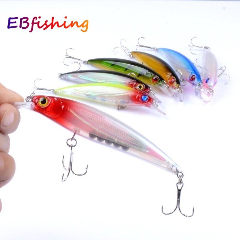 1 Pçs 11cm/13.4g Fiahing Longo-shot Laser Minnow Isca Flutuante Na Suspensão De Água Biônico Chamariz Poleiro