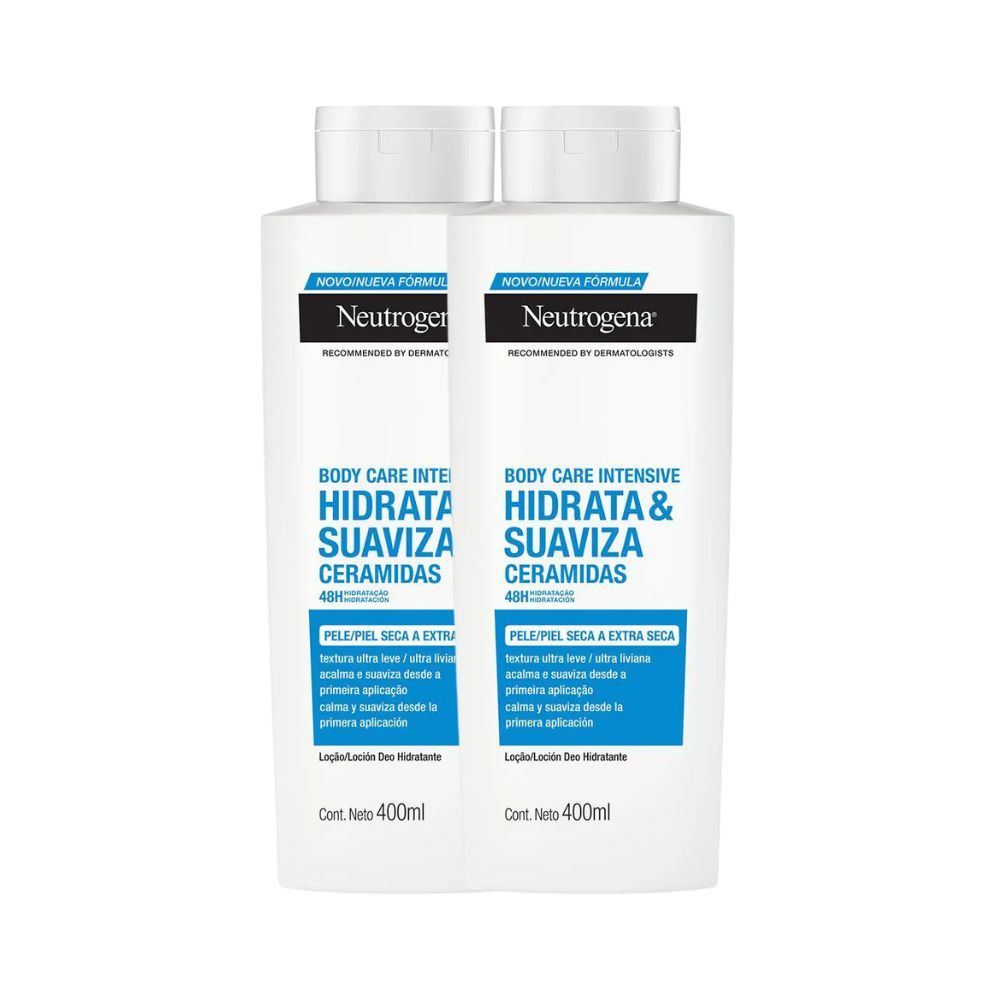 Kit Hidratante Corporal Neutrogena Body Care Intensive Hidrata&Suaviza 400ml 2 Unidades