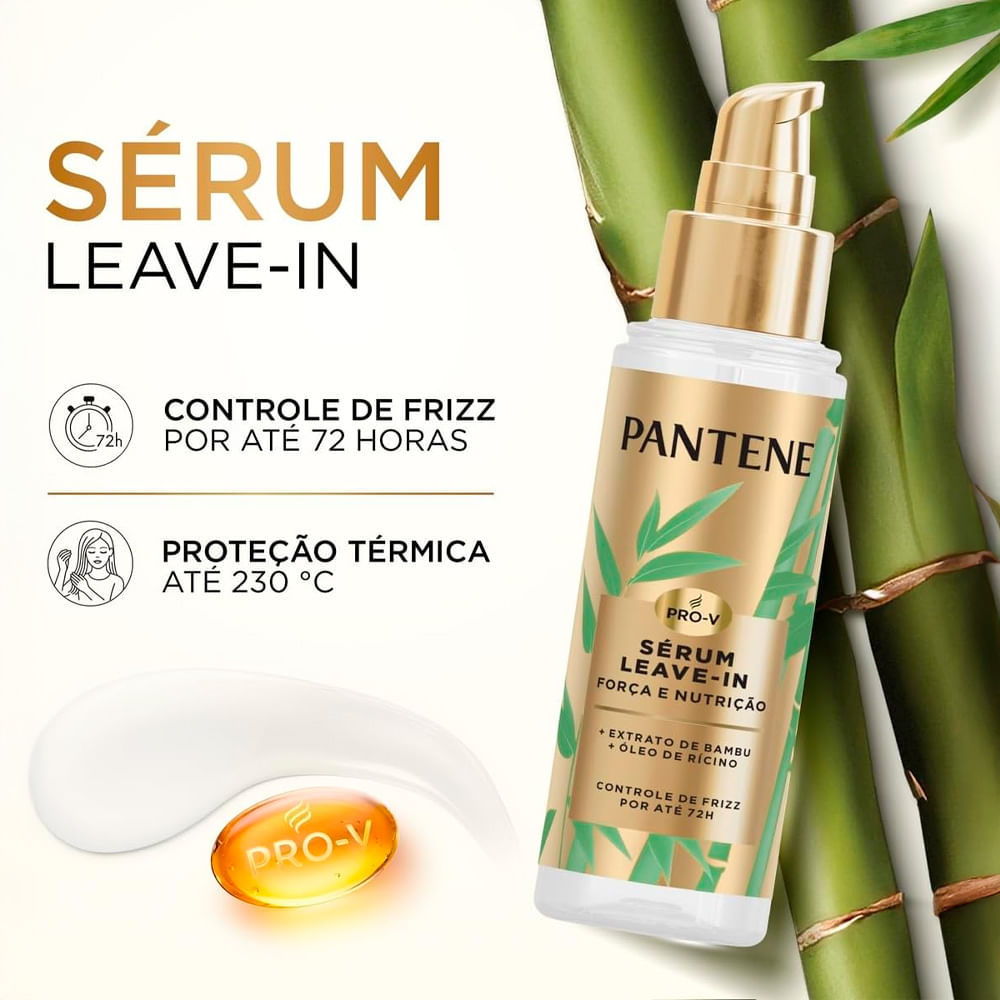 Leave-In Pantene Bambu Força E Nutrição 95ml