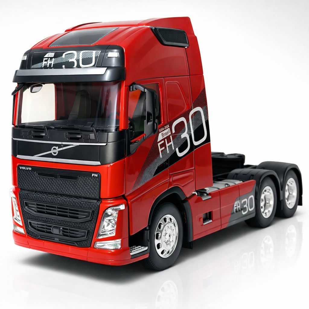 Miniatura Caminhão DAF Volvo Scania 1:50 Metal Som Luz Toco ou Trucado 12cm