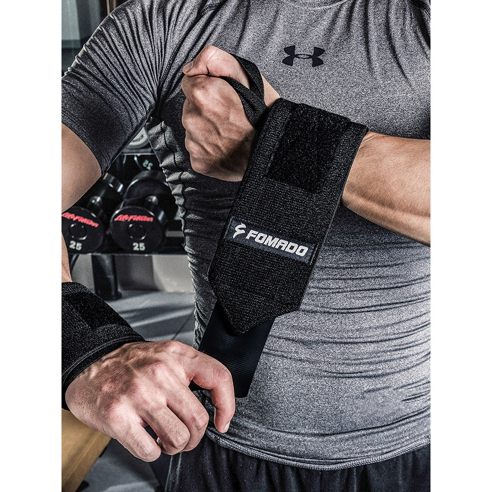 Pulseira de Fitness masculina bandagem entorse de pulso equipamentos de proteção luvas treinamento de força profissional