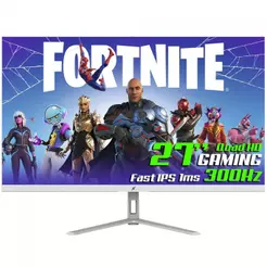 Monitor SuperFrame Crystal 27 Polegadas QHD Fast IPS 300Hz RGB Branco