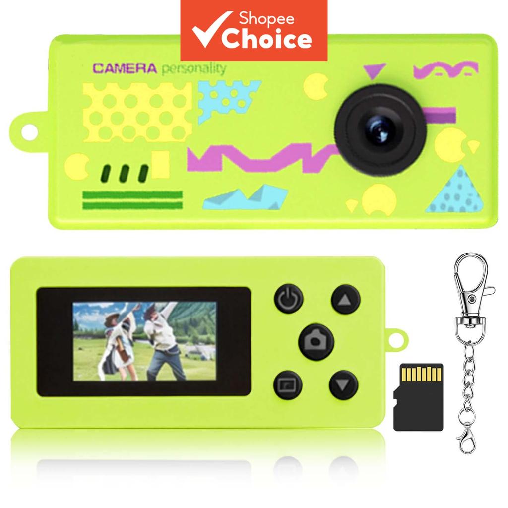 Retro Digital Mini Chaveiro Câmera 32GB Memória Vintage Charme Portátil Presente Para Amigos Natal Aniversário