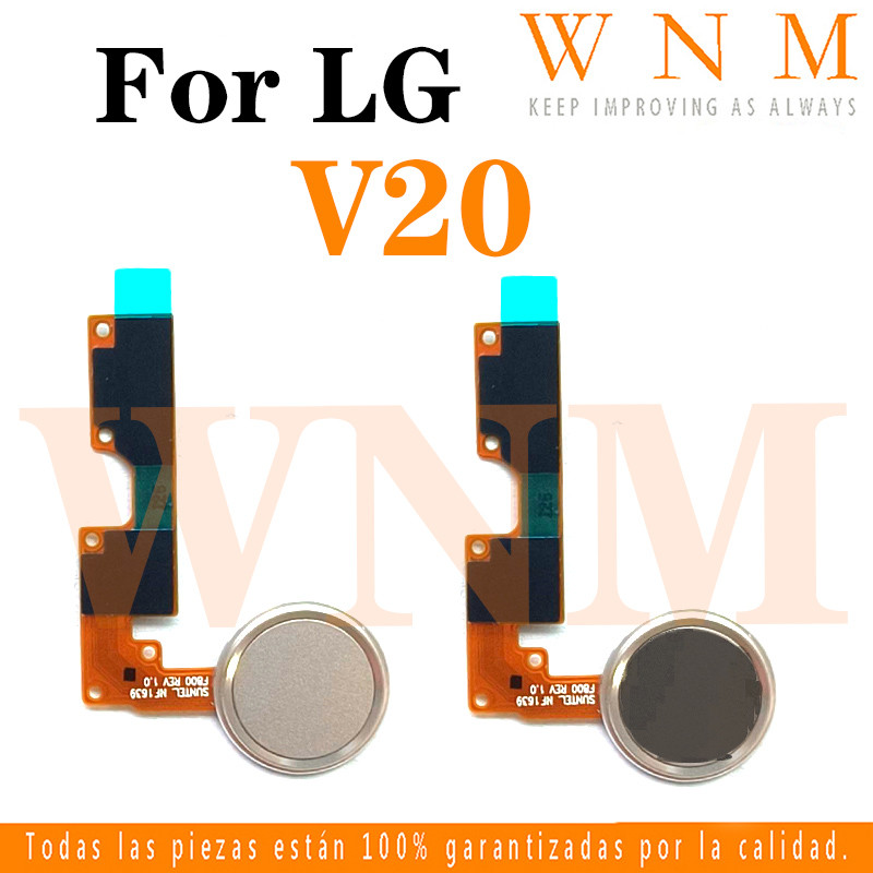 Para LG V20 Interruptor Liga/Desliga Botão De Partida Em Casa Sem Impressão Digital Cabo Flexível touch ID Menu Substitu