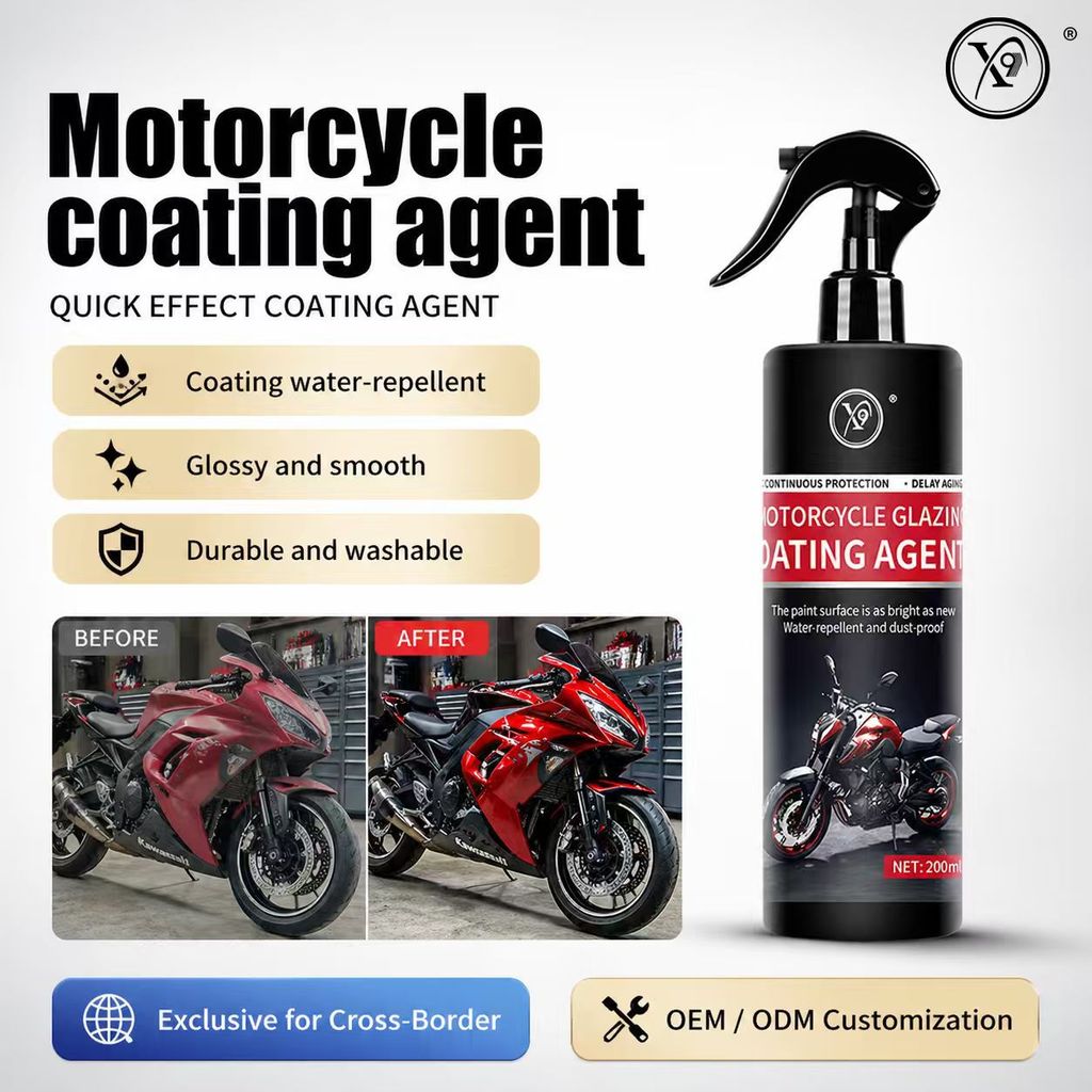 Agente de revestimento de motocicleta manutenção depilação vitrificação bateria carro motocicleta aparência pintura supe