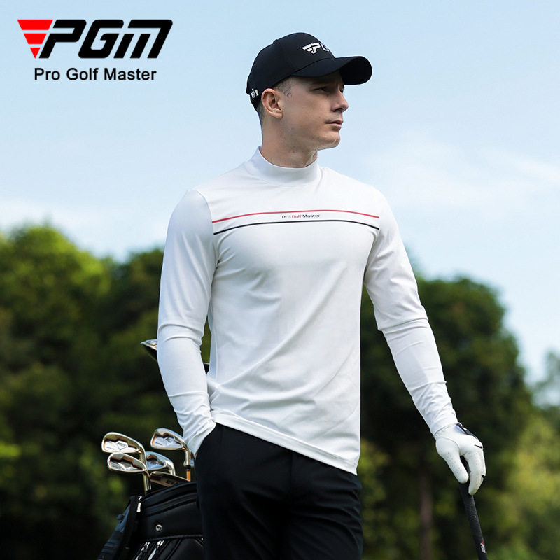 PGM roupas de golfe masculinas outono inverno manga comprida camiseta engrossado quente Casual esportes roupas superiore