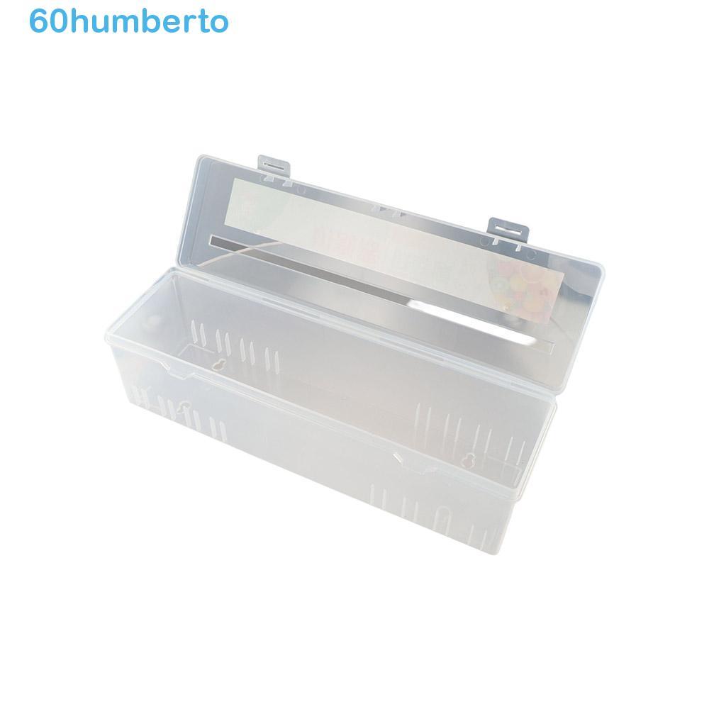 Dispensador De Envoltório De Plástico HUMBERTO Seguro Com Cortador De Slides Caixa De Armazenamento Ajustável Recarregáv