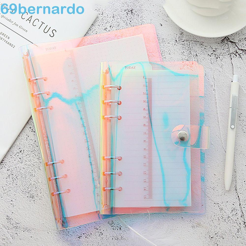 BERNARDO Anel Fichário Capa Pasta De Arquivo Planejador Diário Cartão Armazenamento Estudante Escola Material De Escritó