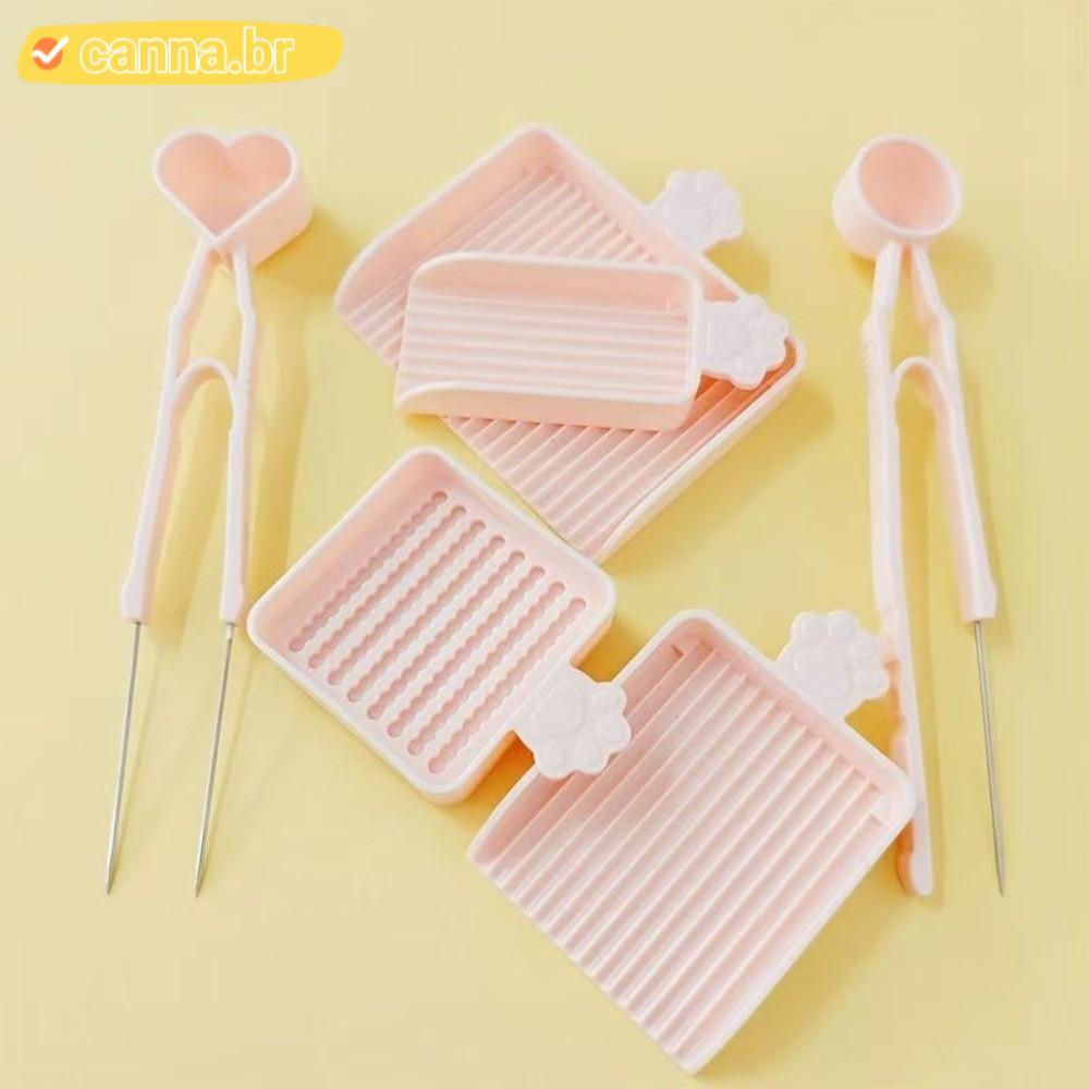CANNA 3/4/5 Pçs/Set Kit Bandeja De Escolha De Contas De Fusíveis , Plástico 2.6mm Fusível Conta Pinça De Agulha Única