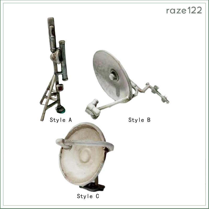 [Raze122] Antena Parabólica De Telhado De Resina Simulada Mini Ornamento De Modelo De Cidade Para Acessórios De Casa De