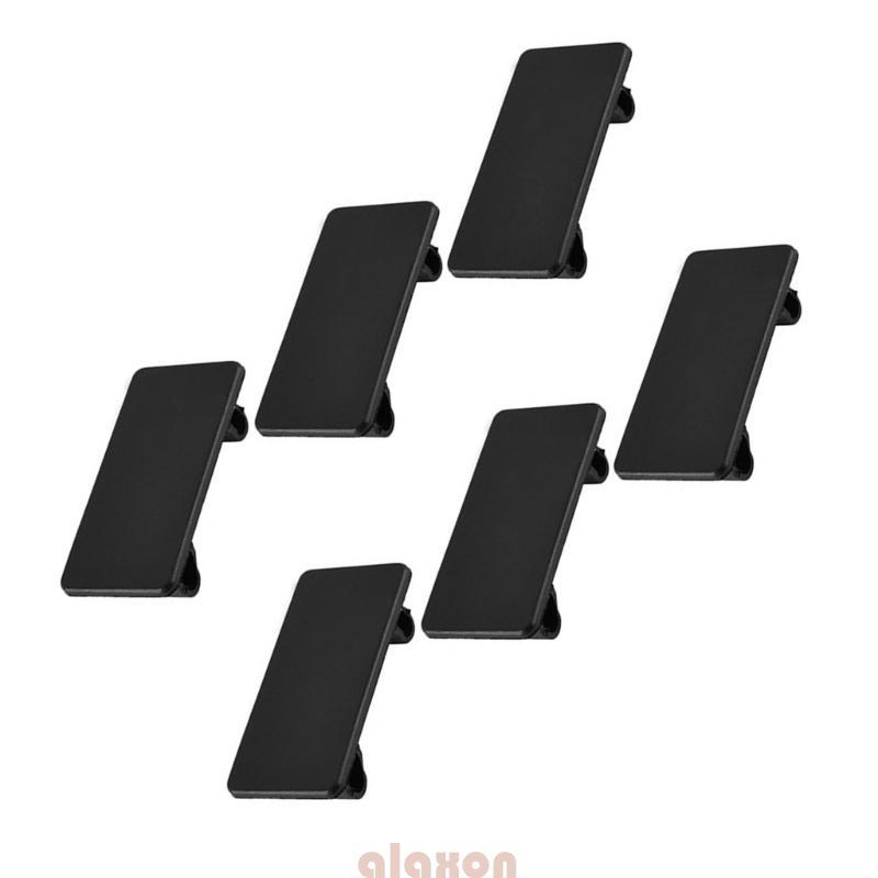 6 Pcs Rocker Switches Painel Tampa ABS Retangular Branco Snap in Hole Para Interruptores Buraco