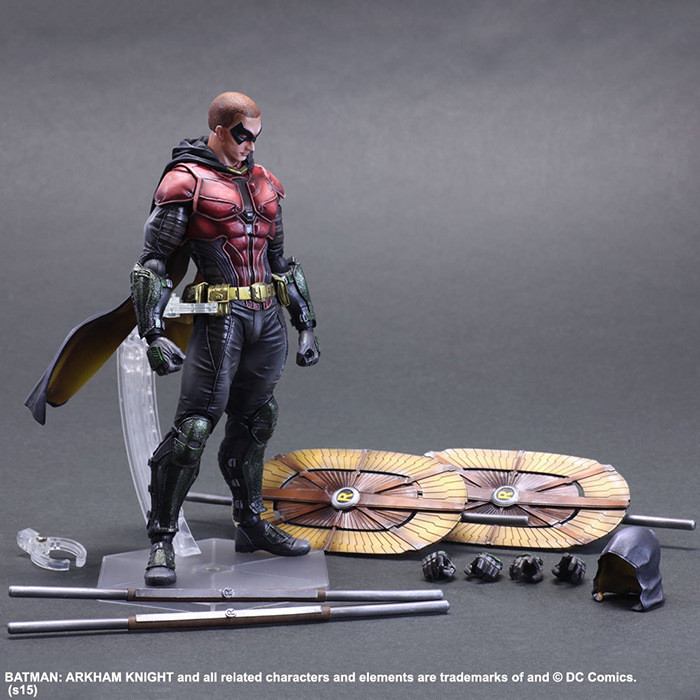 PA Change Batman Forrest Gump Knight Robin Action Figure Modelo 26cm