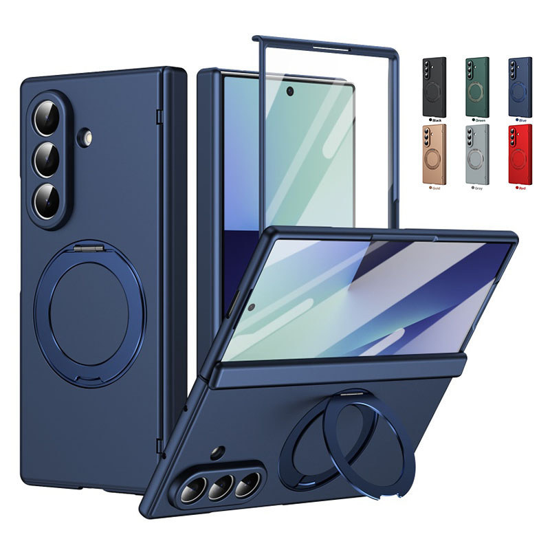 2026 Nova Capa Fina Fosca para Samsung Galaxy Z Fold 7 Z Fold 6 Z Fold 5 com Proteção Total da Dobradiça, Película Tempe