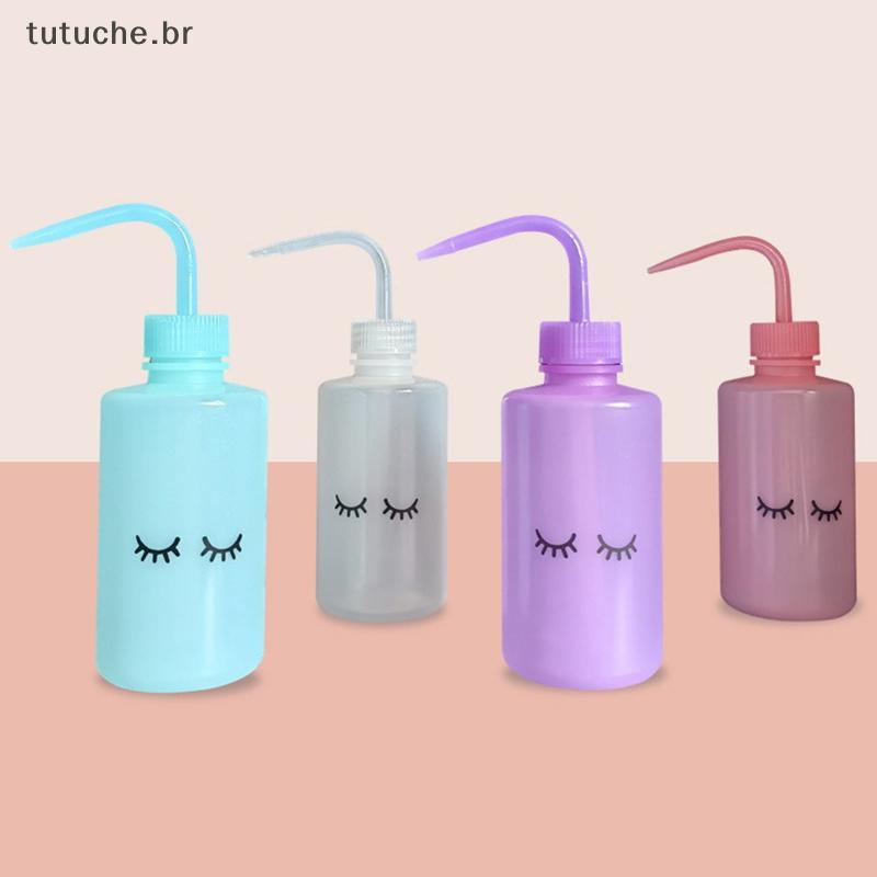 TU 250ml Garrafa De Esguicho De Água Enxágue De Segurança Ferramentas De Rega Lavagem De Plástico Para Extensão De Cílio