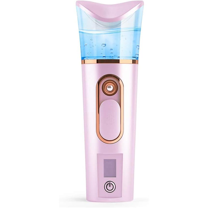 FANTEXY Nano Vaporizador Facial com Analisador de Pele e Testador de Umidade, Mini Vaporizador Facial Portátil com USB,