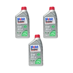 Kit 3 Unidades óleo Motor Mobil Super 5w30 Sp Dexos 1 Sintético 1l