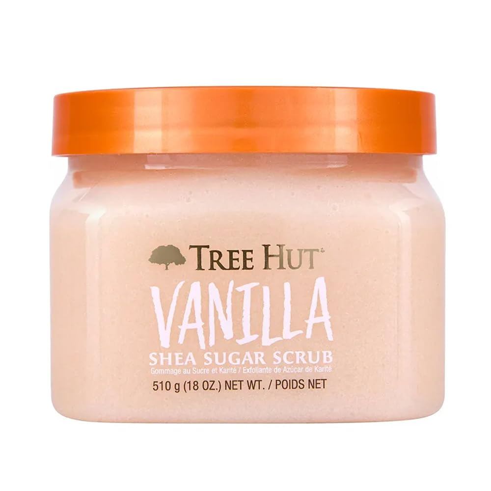 Esfoliante e Hidratante Corporal Tree Hut Vanilla Shea Sugar, 18 oz