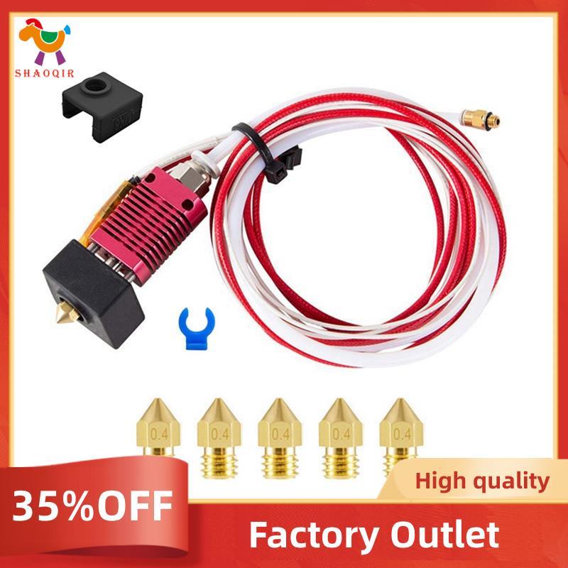 Conjunto De 8 Peças Extrusora De Impressora 3D Hotend Com Extrusoras Bicos De Cobre Kit De Metal Para Ender3/Cr10/10S