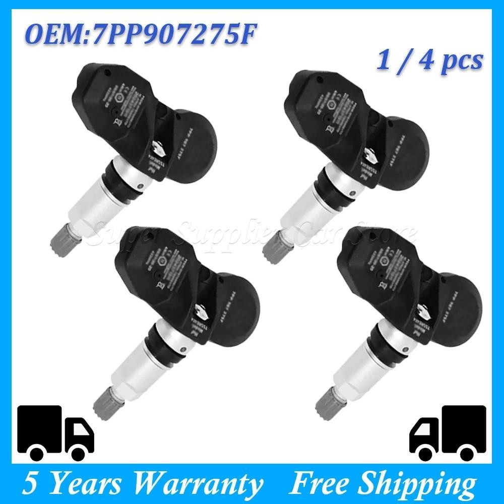 1/4 PCS Sensor De Monitor De Pressão De Pneu De Carro TPMS 7PP907275F Para audi A4 B7 B8 A6 C6 A8 Q7 R8 RS4 S4 S6 Porsch