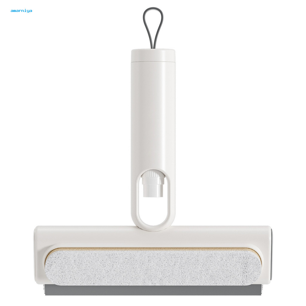 1/2 Pcs Window Wiper with Bevel Scraper Design Automatic Water Recovery Portable Multi-surface Glass Cleaner for Car Hom