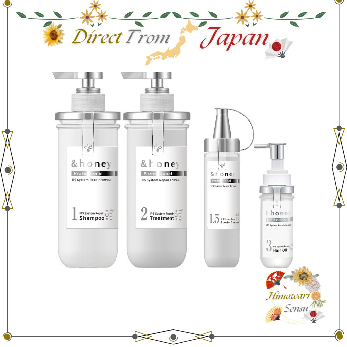 &honey Professional System Repair Hair Care Shampoo Treatment Oil【 Direct from Japan 】