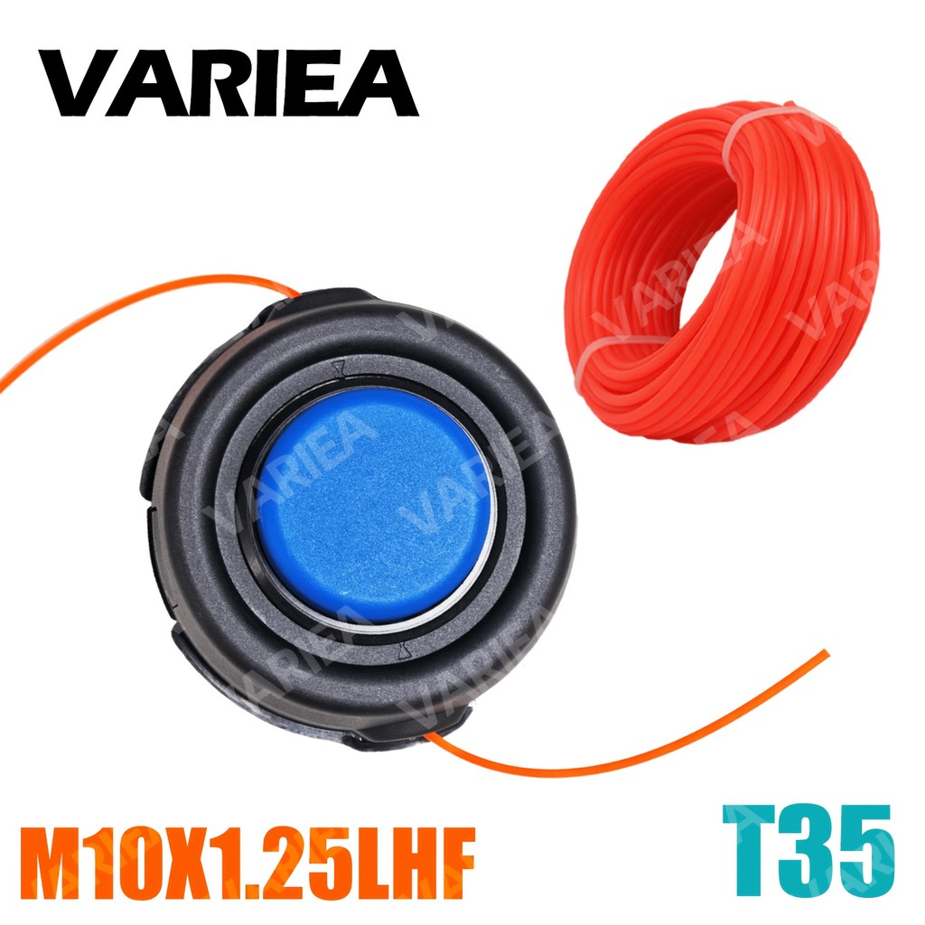 Lâmina de cortador de grama VARIERA-T35, 1 rolo grátis de linha de grama de 15 metros, adequada para 223L/224L/324L e ou