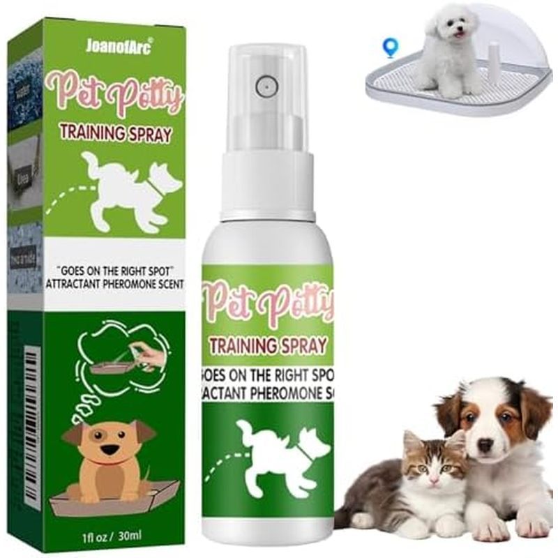JoanofArc Potty Training Spray Para Cães , Treinamento De Penico Filhotes Dissuasor De Endereço , Hábitos De Eliminação