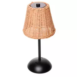 Luminária de Mesa Led 3 Tons Usb Moana Preta Metal