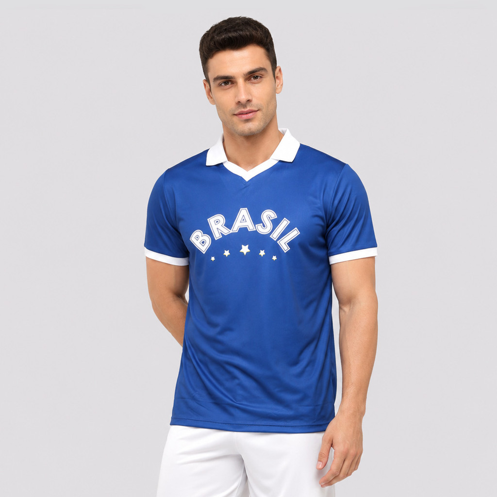 Camisa Brasil Seleça Azul