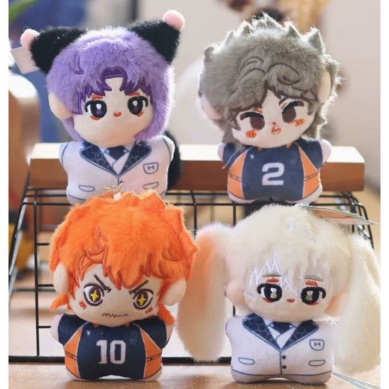 Mini Azul Bloqueio Brinquedo De Pelúcia Chaveiro Mikage Reo Nagi Seishiro Mochila Charme Anime Periférico Gato Cauda Bon