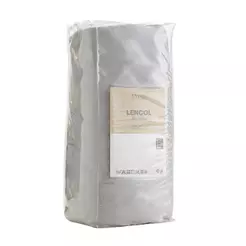 Lençol com Elástico Hotel Saphira Casal Toque 300 Fios Cinza