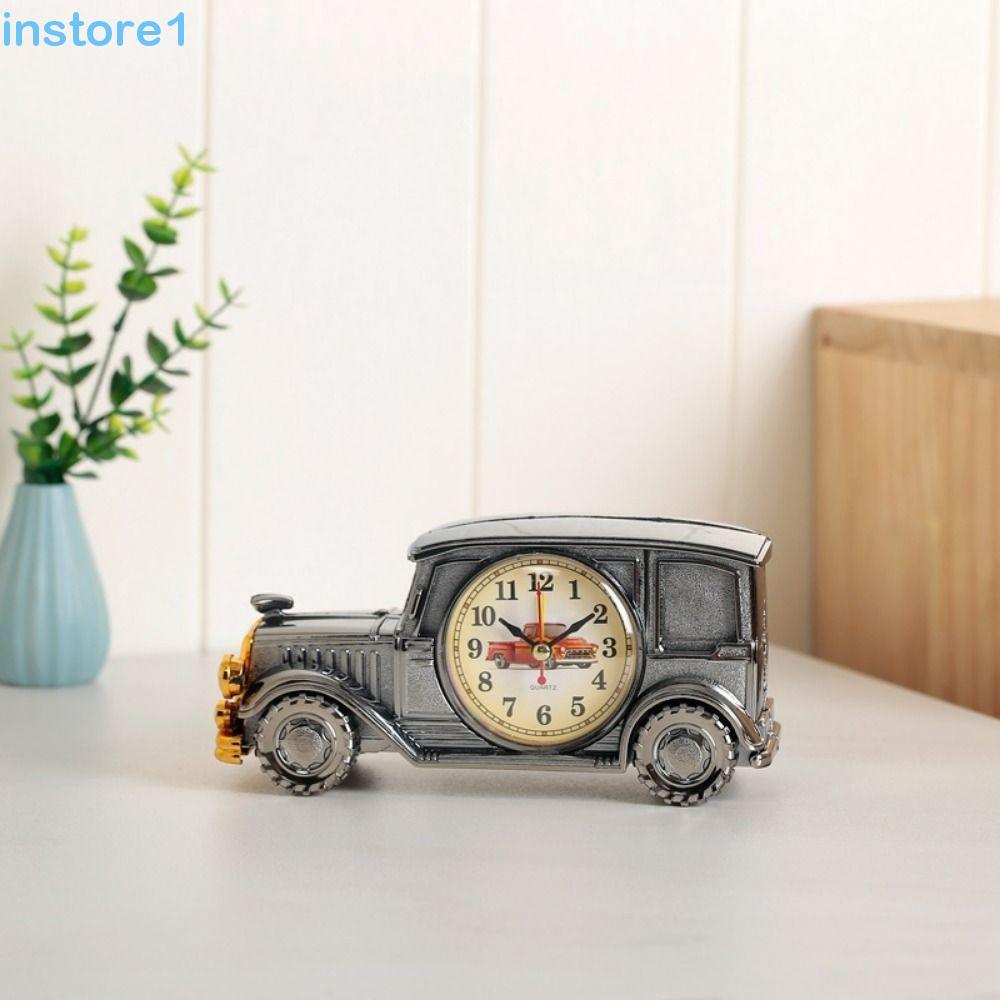 INSTORE Despertador De Carro , Relógio De Cabeceira Clássico Exclusivo E Bonito , Infantil Antigo Nostálgico Estudante