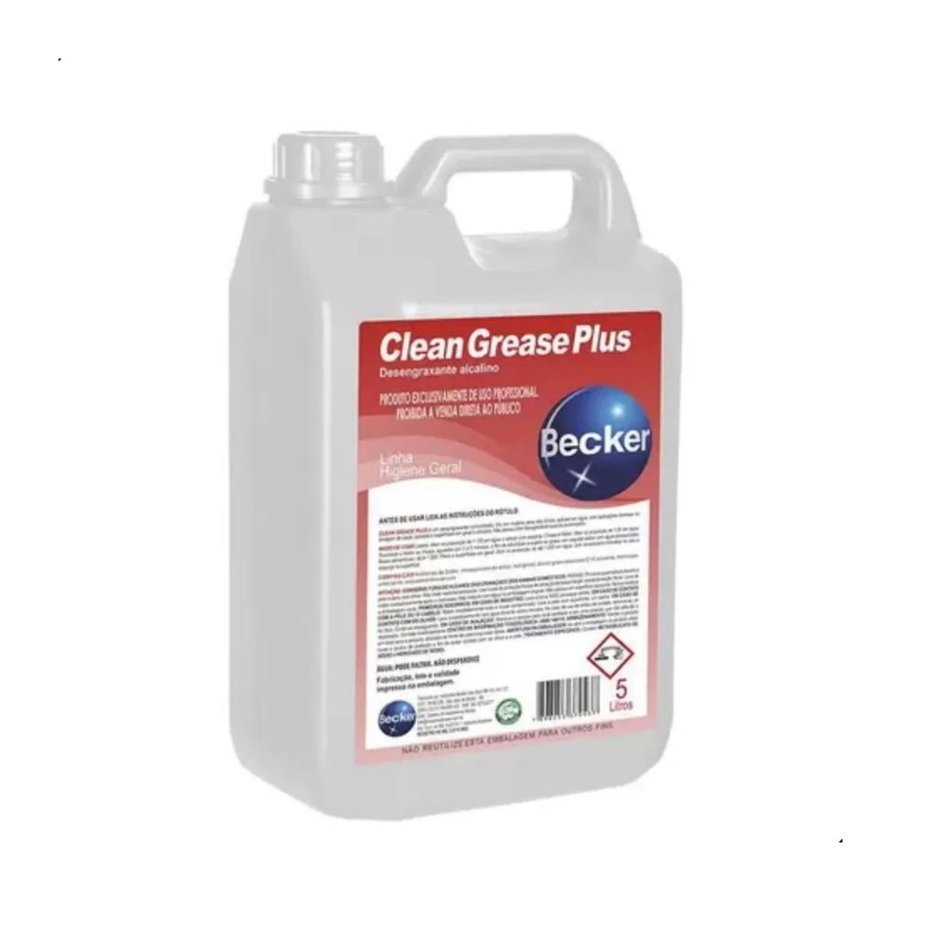 DESENGRAXANTE E DETERGENTE DESENGORDURANTE CLEAN GREASE 5LTS - BECKER
