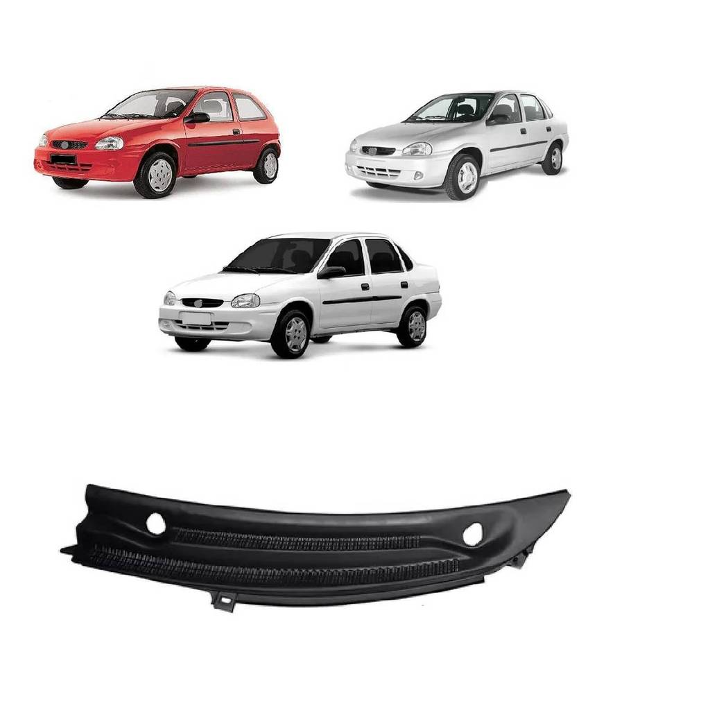 Grade Churrasqueira Para Brisa Corsa Hatch/Sedan/Classic 1994 A 2016 Lado Esquerdo