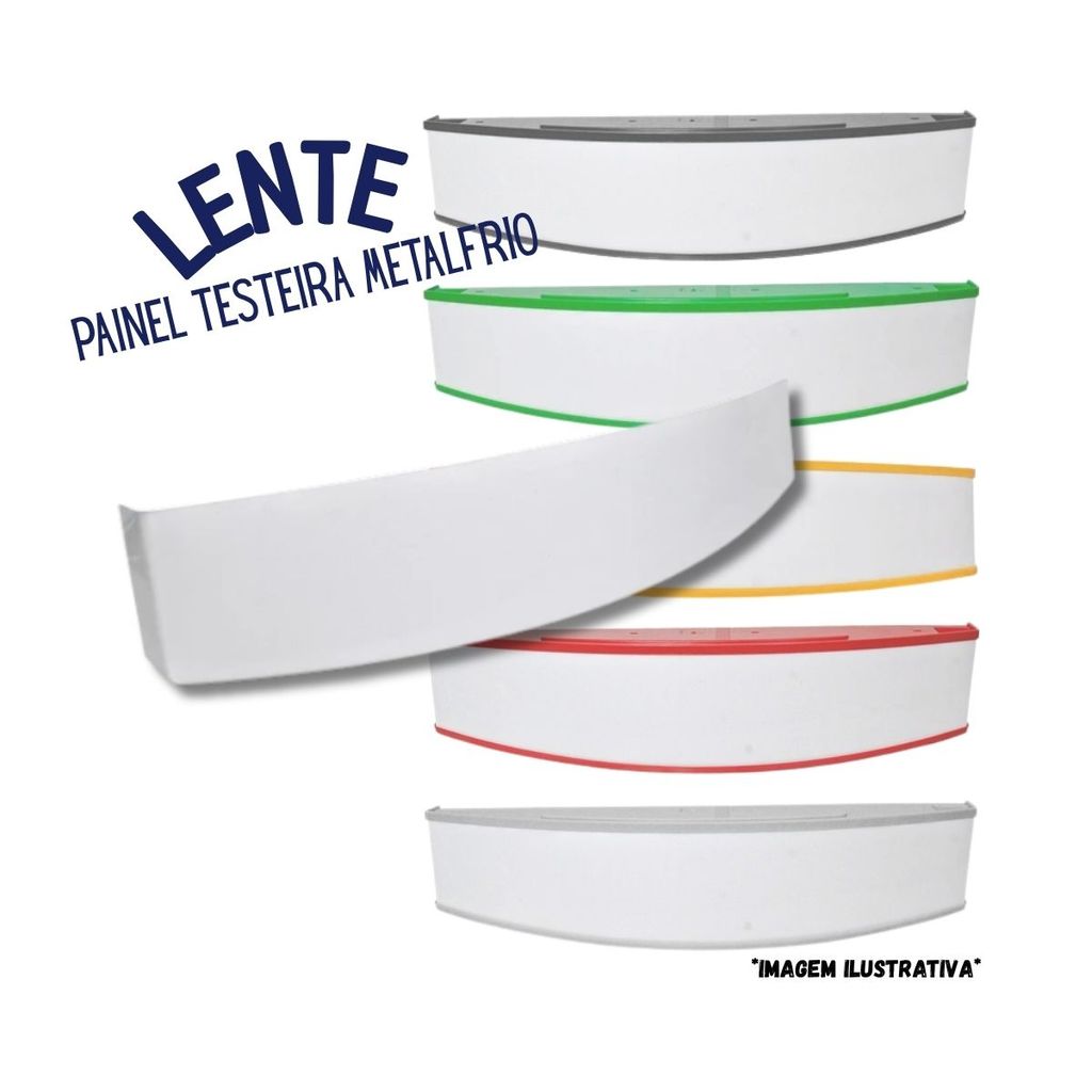 Lente Testeira Expositor Compatível Metalfrio